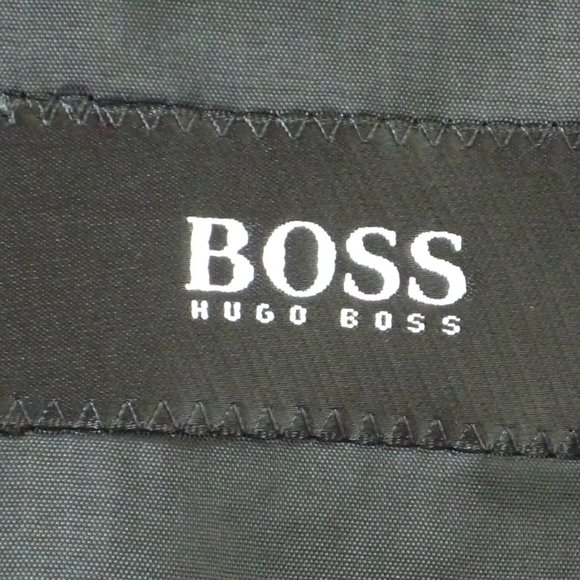 BOSS Jacket 40R Gray Rossellini Super 100 3 Btns - Picture 6 of 7